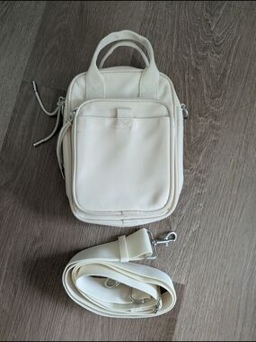H&M Cream Nylon Crossbody